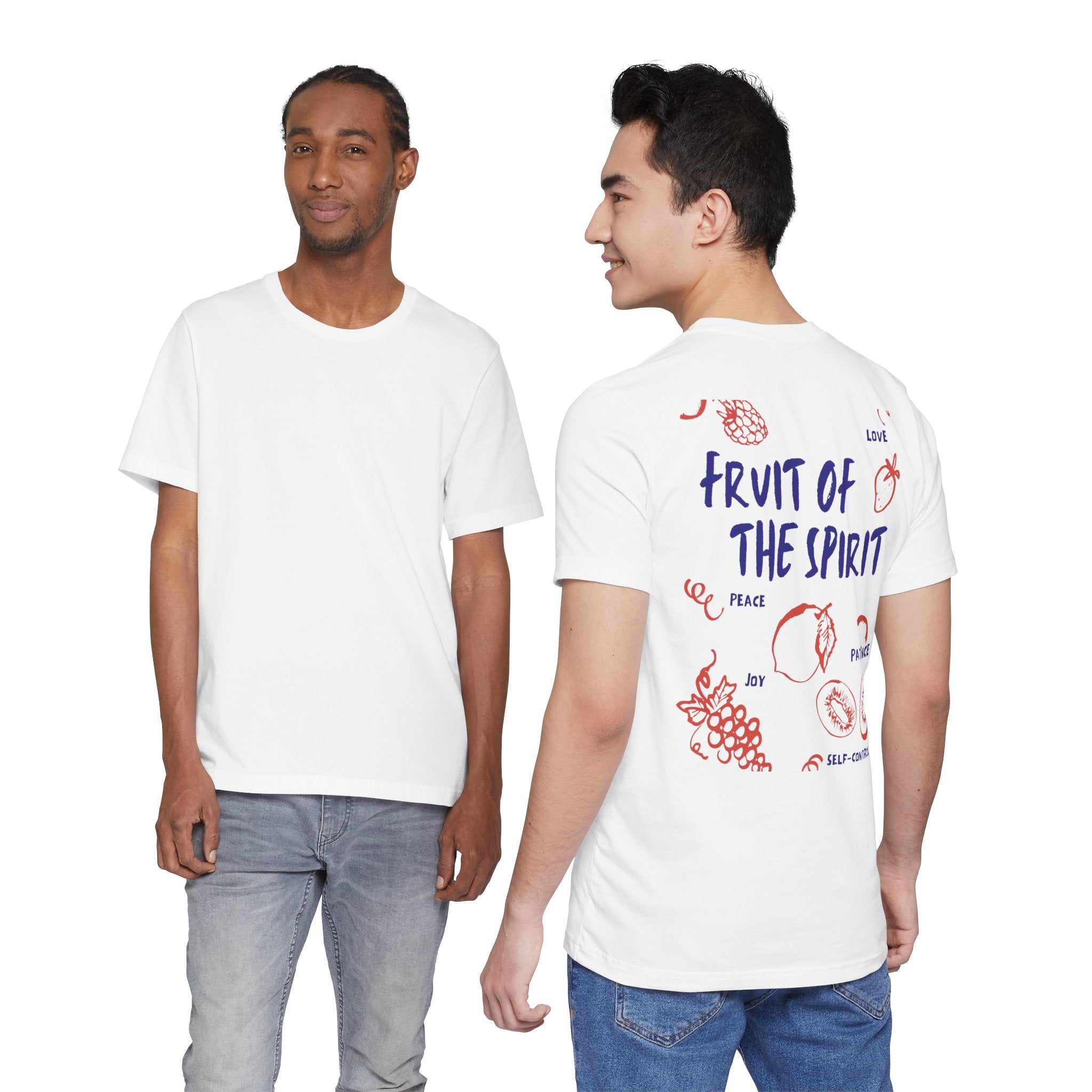 Fruit of the Spirit T-Shirt — Christian Faith Shirt with Peace Joy Patience Design