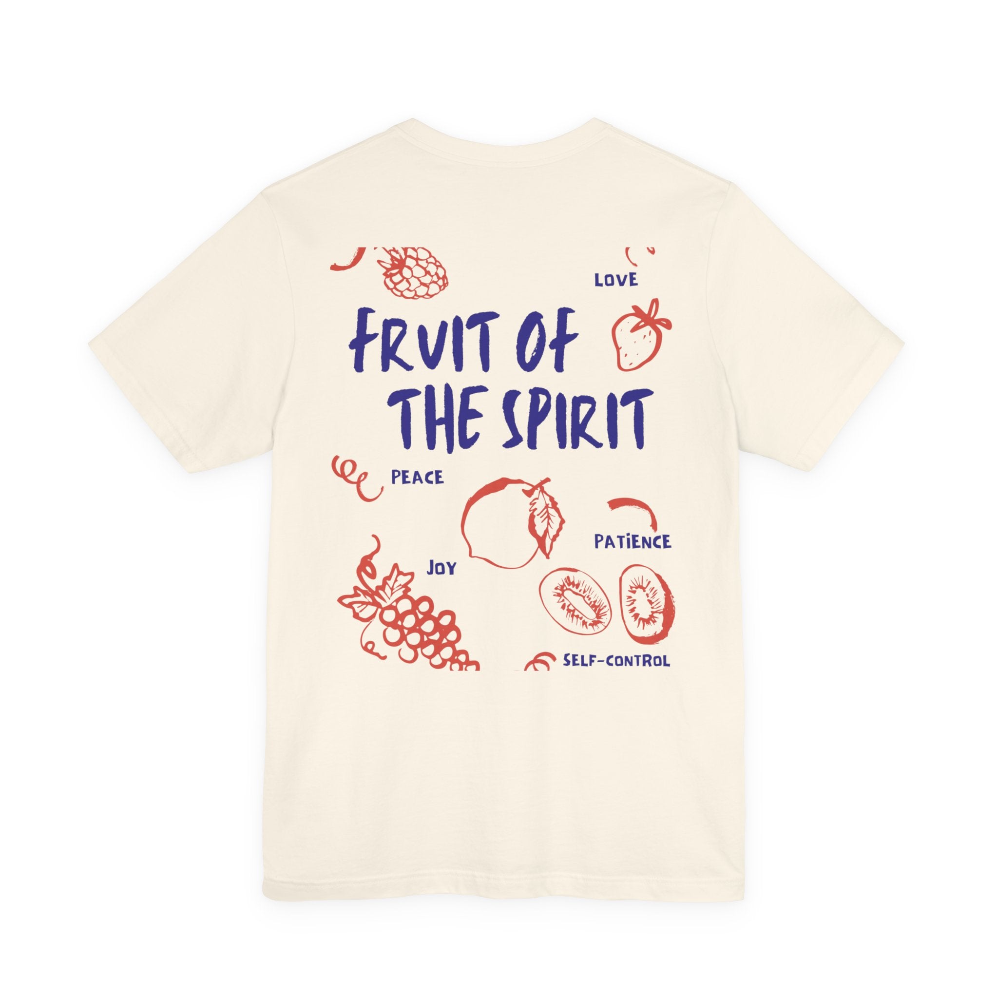 Fruit of the Spirit T-Shirt — Christian Faith Shirt with Peace Joy Patience Design