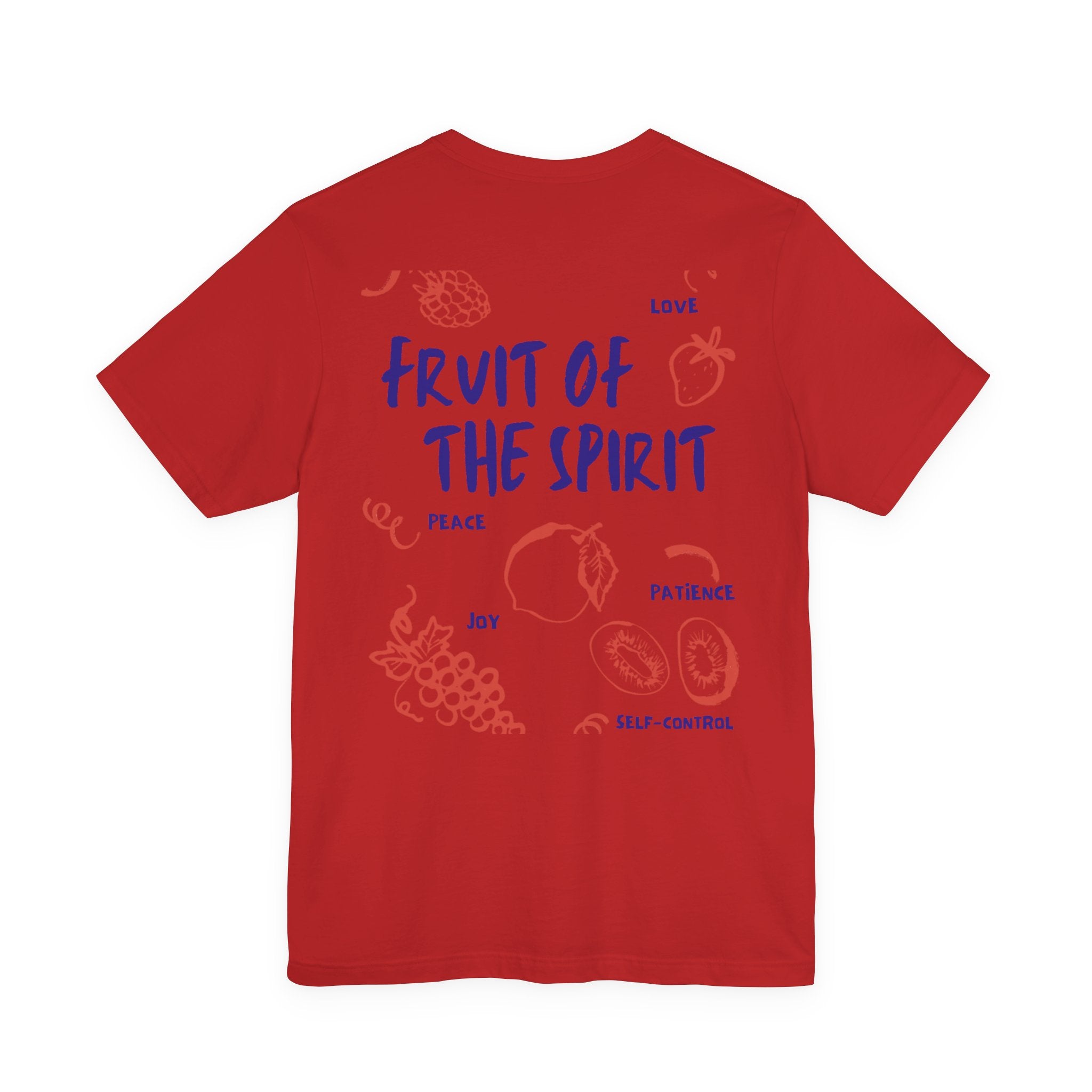 Fruit of the Spirit T-Shirt — Christian Faith Shirt with Peace Joy Patience Design
