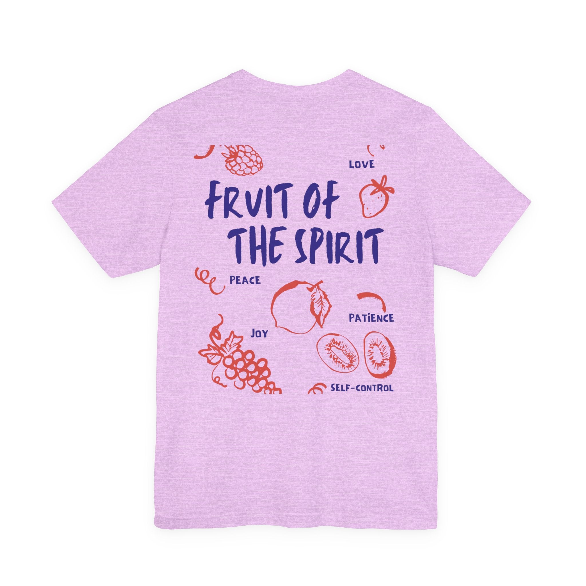 Fruit of the Spirit T-Shirt — Christian Faith Shirt with Peace Joy Patience Design